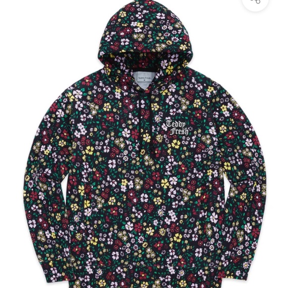 Teddy Fresh Grandma’s Floral Hoodie - Picture 1 of 4